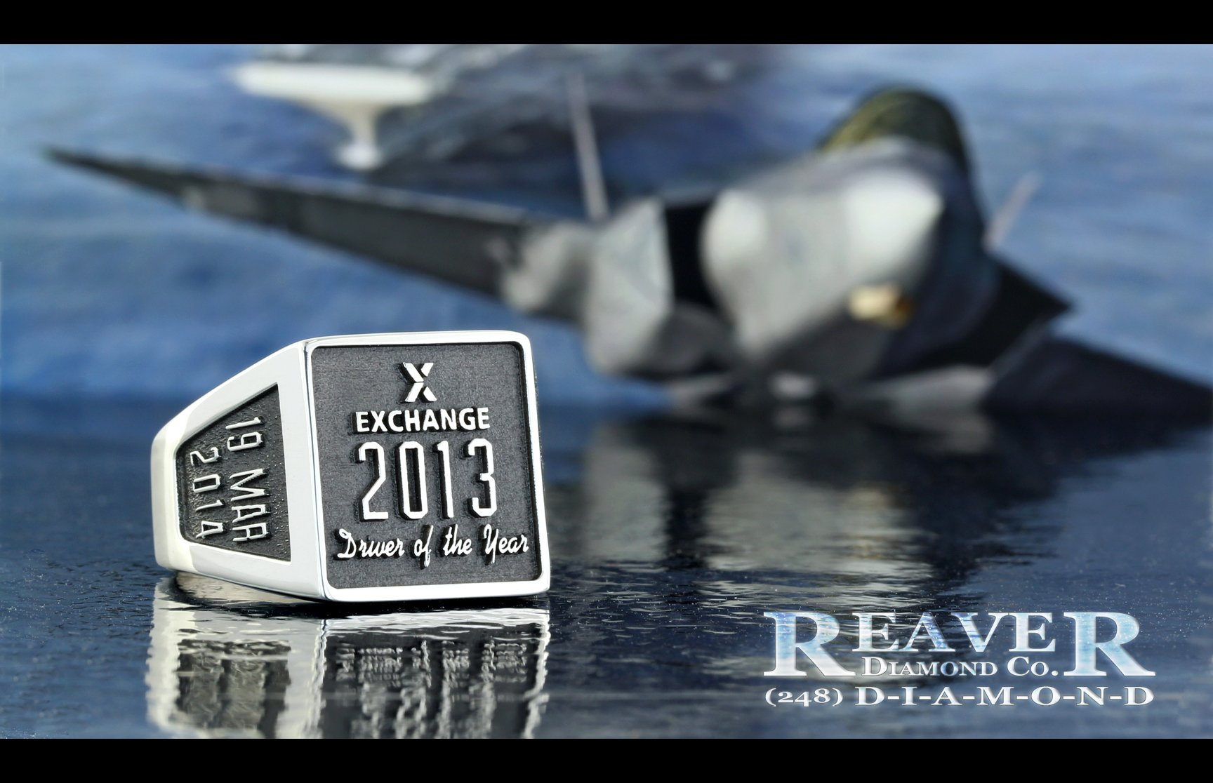 Corporate Ring - AAFES 2013 - Silver with Black Antiquing